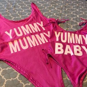 2/$15Mom and baby matching suit